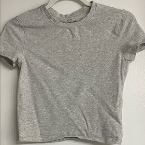 Abercrombie & Fitch Light Gray Tee